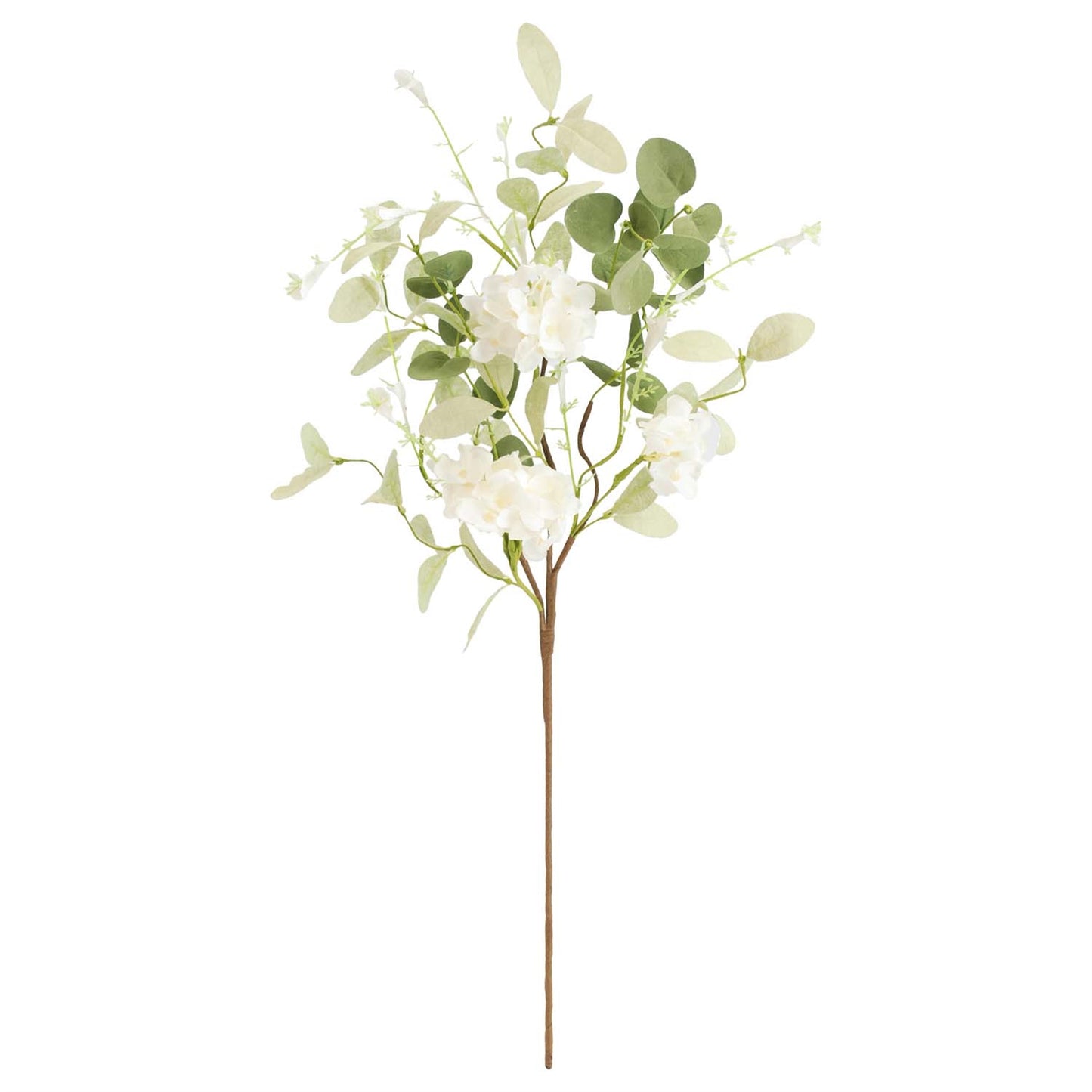 Sage Eucalyptus and White Flower Pick