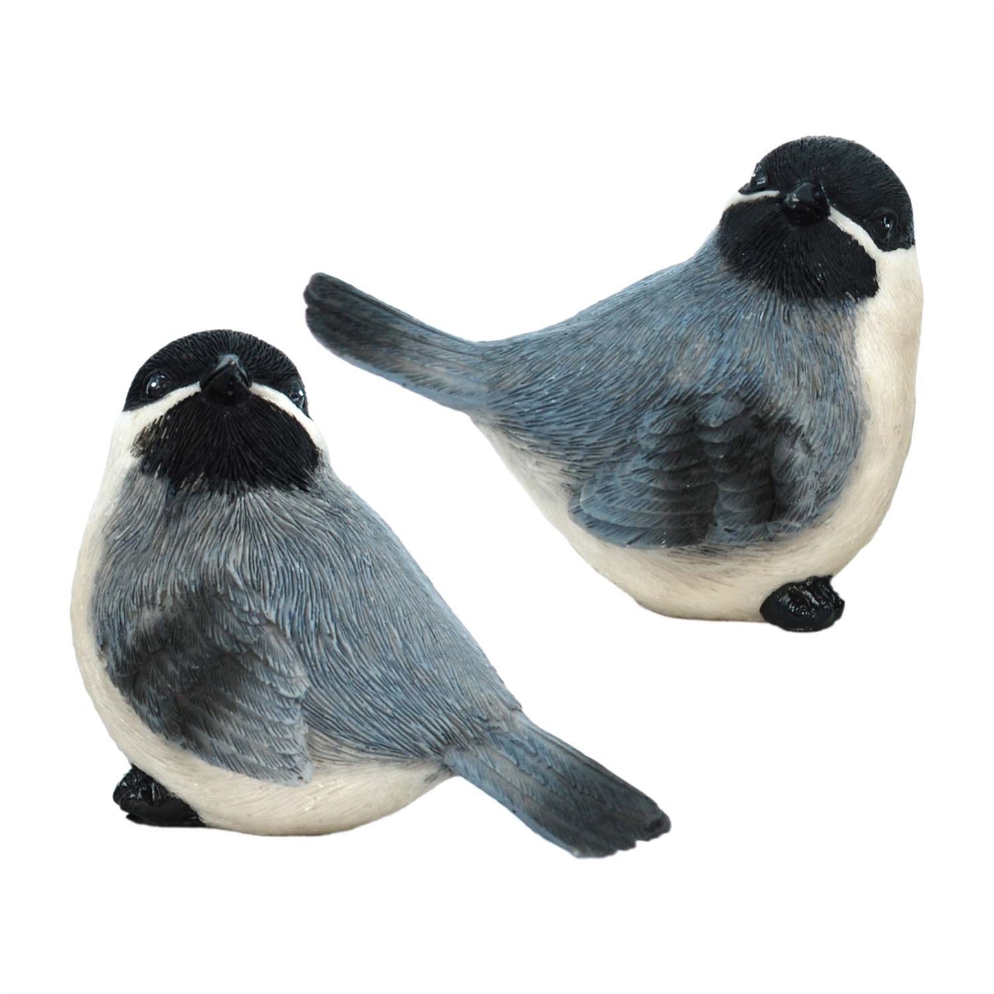 Blue and White Resin Bird