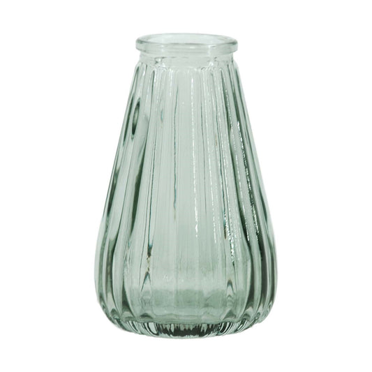 Sage Green Tapered Glass Jar