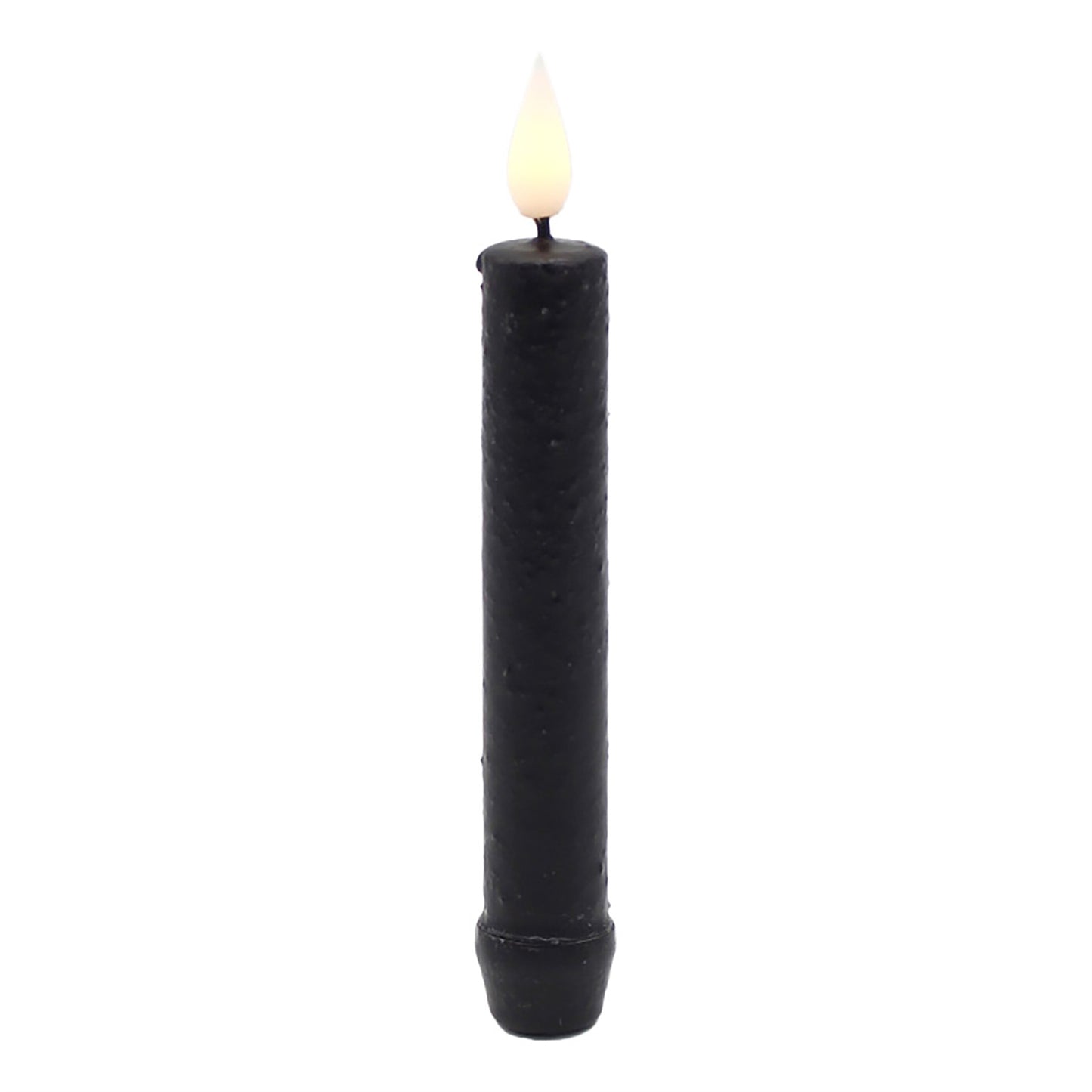 Black LED Taper Candle