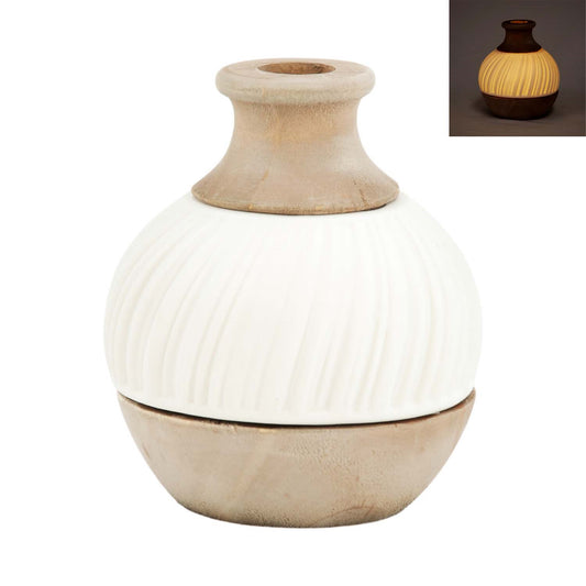 Round 3 Layer Lighted Vase