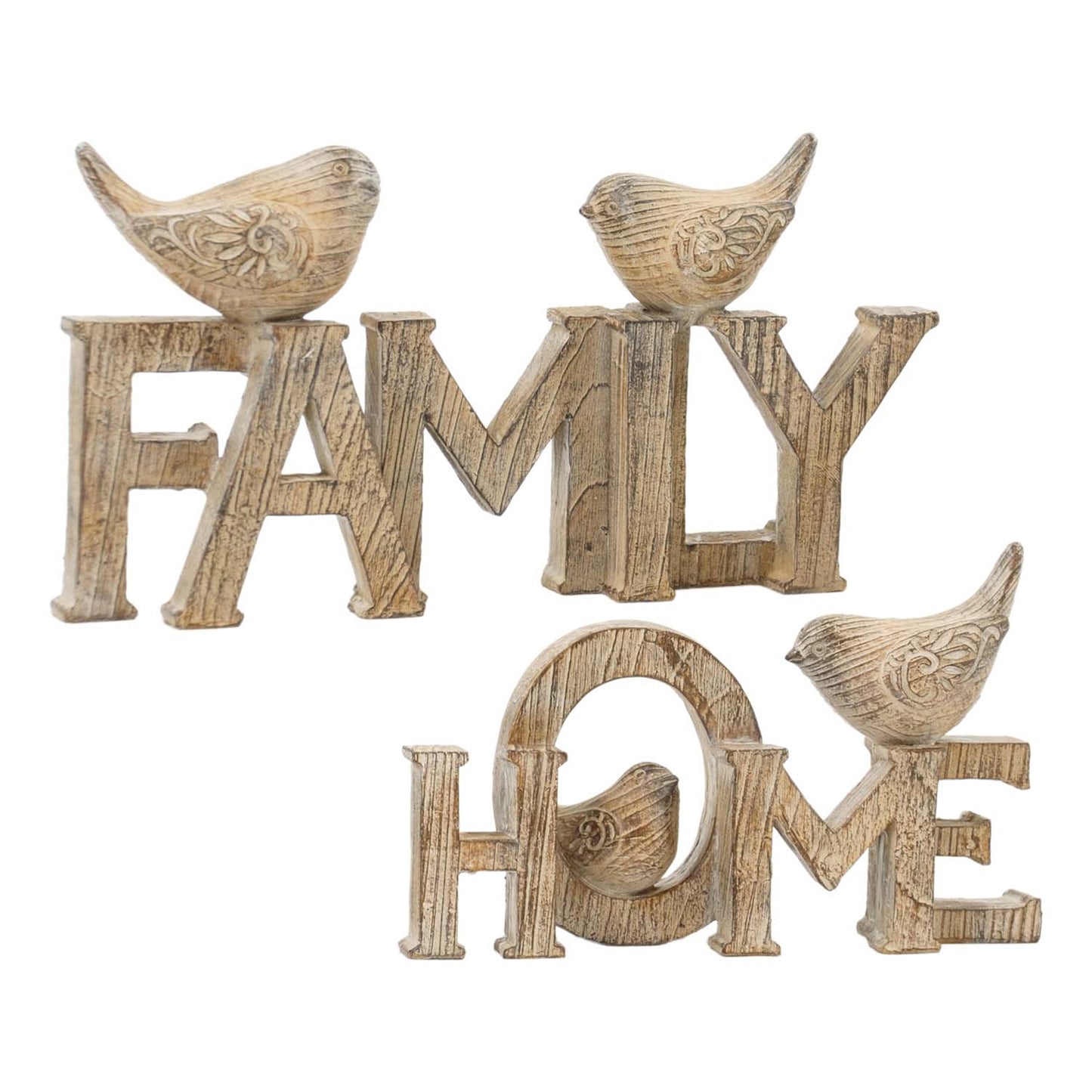 Family or Home Resin Cutout Block