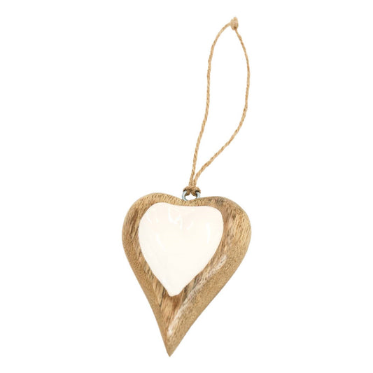 Wood Heart Hanger