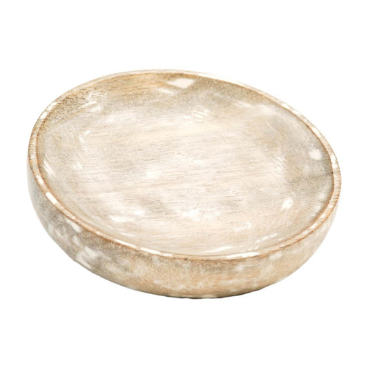 Round Wood Tray 